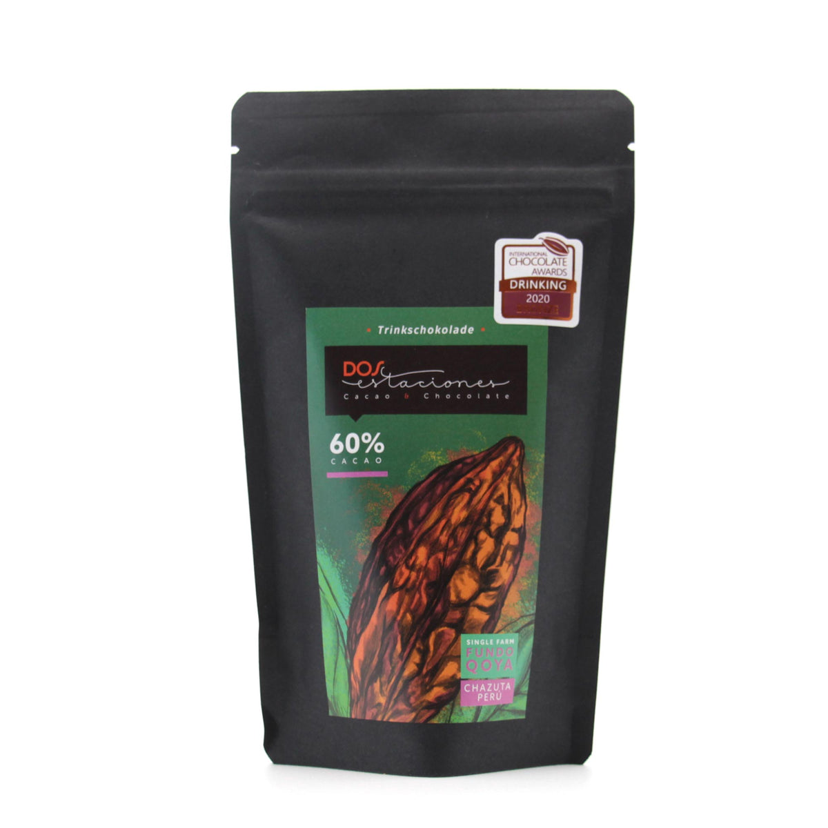 Trinkschokolade mit 60% Kakaoanteil - Bio
